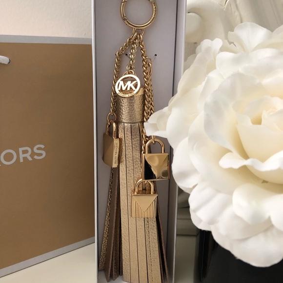 michael kors tassel keychain